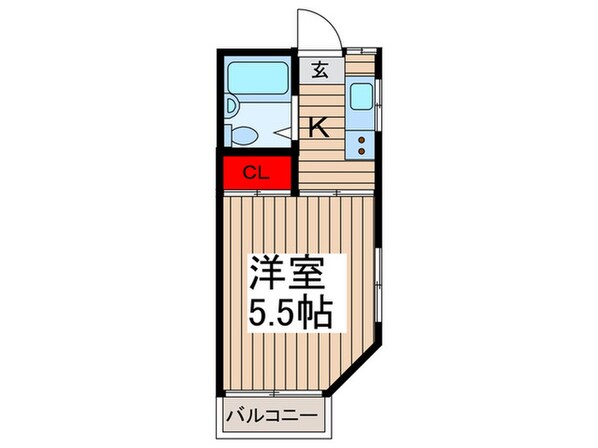 コウワコーポの物件間取画像